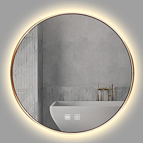 Miroir de salle de bain à LED pour éliminer la buée et réussir son maquillage tactile