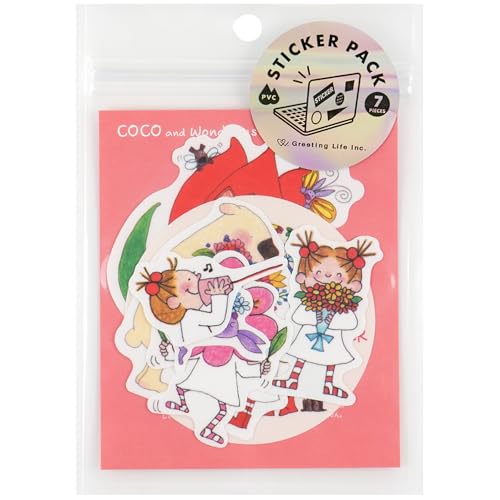 ココちゃん Amazon.co.jp: ココちゃん グリーティングライフ ステッカー パック