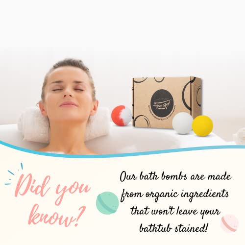 Bath Bombs For Women Relaxing, 12 Piece Organic Bath Bomb Set Handmade Bath & Spa Fizzies 2.8 Oz, Natural Bath Bombs Gift Set With Essential Oils & Shea Butter, Gift For Mother Wife Girlfriend #TOP5