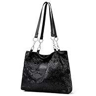 Versatile & Practical Tote Bag for Various Scenarios:The simple design integrates fashion elements. Whether it's daily commuting, shopping or dating, this Tote Bag can easily match your outfit, combining practicality and fashion. Metal Buckle Chain S...