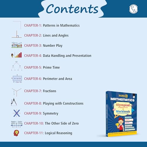 Image of PW Olympiad Books for Class 6 2026-27 - Mathematics Workbook | IMO Olympiad Prep Book | Chapterwise MCQs, PYQs, Concept Maps & Worksheets for After School Practice