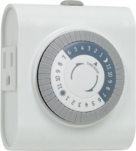 General Electric 15075 3 Pack 24-Hour 2 Outlet Indoor Heavy Duty Timer, White #TOP20