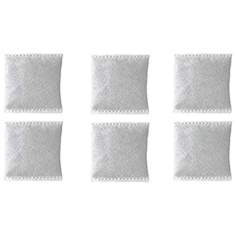Green Piece® Compatible with Waterwise 3200 and 8800 | Activated Charcoal | Pack of 6 - Size 4"x3" - 25 Grams (Not made or sold by Waterwise) Cover