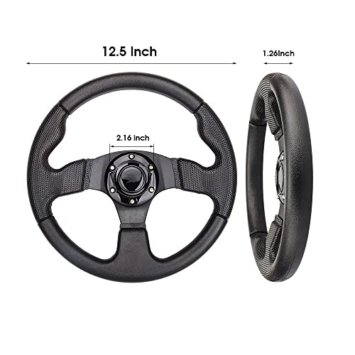 image for Spaorcco Golf Cart Steering Wheel Universal Design for Most Golf Cart 