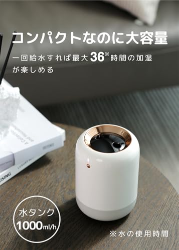 Genki Mainiti 加湿器 卓上 1L 6畳モデル
