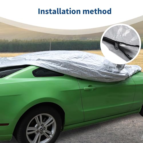 Image of for Mustang Car Cover Waterproof All Weather Full Car Covers for Ford Mustang 2009-2024 Exterior Accessories