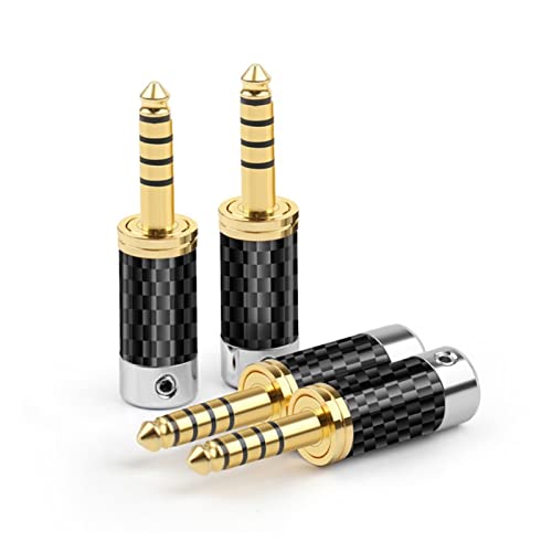 Connecteur 4.4mm jack speakon MENGKE plaqué or double trou
