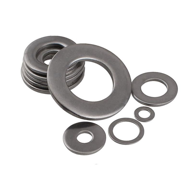 Rondelle Misure M4 M12 Mix Di Rondelle Piatte Spesse In Zinco - 300 Grammi Con Misure M4 M5 M6 M8 M10 M12, Multiuso M 10x1 25 - Foto 3