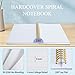 2Pcs Spiral Journal Notebook with 100 Pages, A5 College Ruled Hardcover Notebook for Office School Home,Twin-Wire Binding Notebook with Premium Thick Pape for Work and Study 8.46x6.22