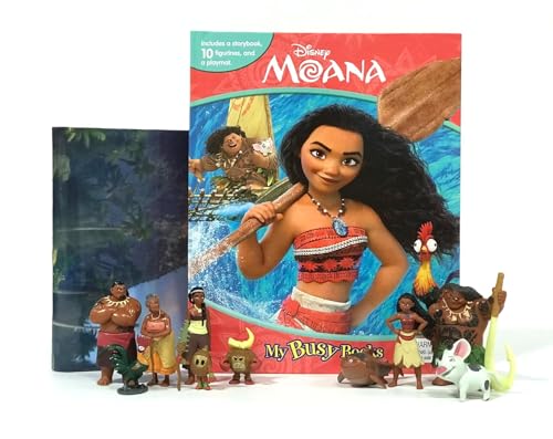 Disney Moana My Busy Books - Storybook, 10 figurines, playmat - Image 2