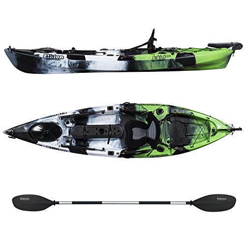 Elkton Outdoors Auklet Sit On Top Fishing Kayak, Multiple Sizes. with