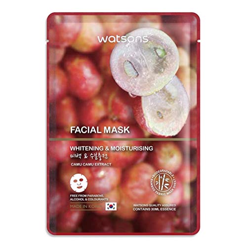 WATSON's Refreshing and Moisturising Camu Extract Facial Mask 1 sheet. (12 Pack)