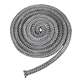 Yuanpgky Cuerda de sellado de fibra de vidrio de alta resistencia para estufas de leña y chimeneas, junta resistente al calor para hornos industriales, calderas y hornos de calefacción (20 mm x 2,2 m)