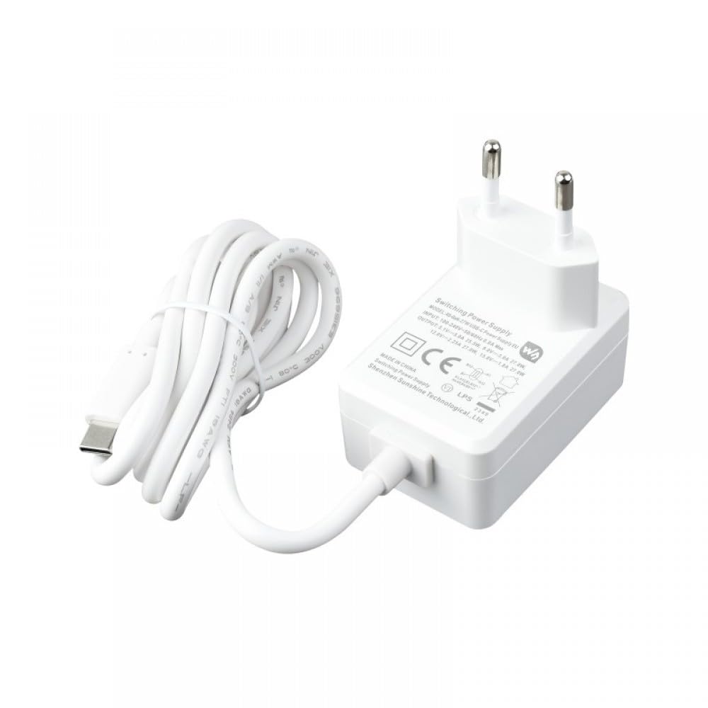 Raspberry Pi 5 Compatible 27W USB-C Power Supply