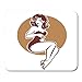 Produktbild AOHOT Mauspads Beige Vintage Sexy and Beauty Retro Pinup Girl for Your Label Silhouette Draw Mouse pad 9.5" x 7.9" for Notebooks,Desktop Computers Accessories Mini Office Supplies Mouse Mats