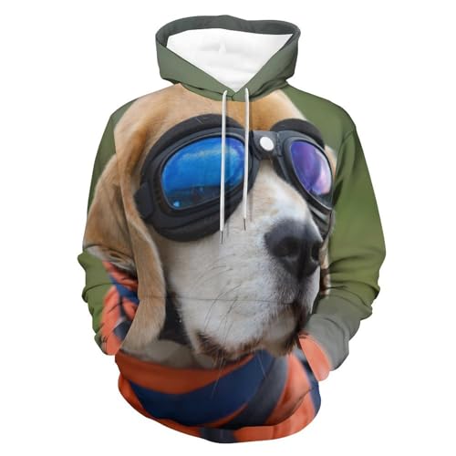 Sweat à capuche chien frais pull unisexe idéal pour vos sorties urbaines décontractées