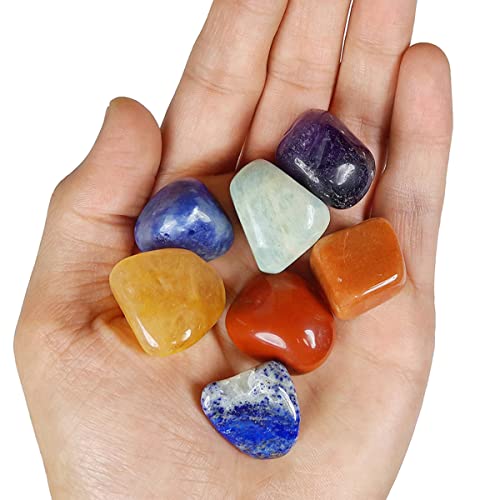 Image of Reiki Crystal Products Certified Natural Crystal Tumble Stone Kit | Multiple Crystal Stone Sets for Meditation, Reiki, Chakra & Spiritual Practices