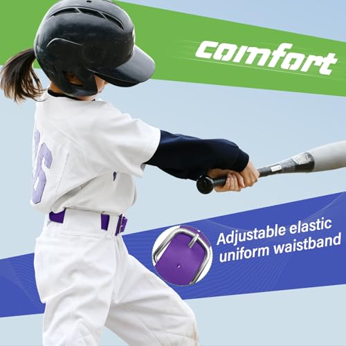 Image of Hercicy 12 Pcs Baseball Belts Softball Belts Bulk for Adult and Youth Adjustable