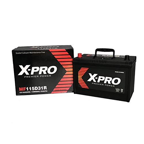 バッテリー　115D31R Amazon.co.jp: X-PRO (エックスプロ) 国産車バッテリー MF