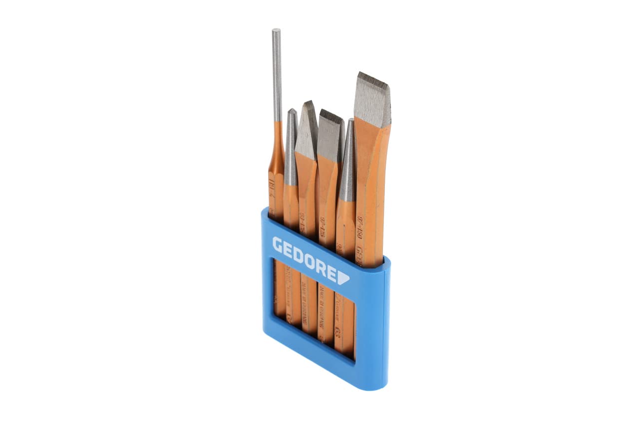 GEDORE-8725200 106 Chisel and Punch Set 6 pcs in Plastic Holder