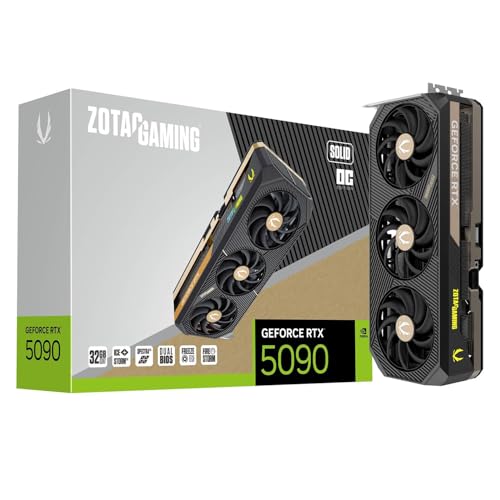 ZOTAC Gaming GeForce RTX 5090 Solid OC Graphics Card ZT-B50900J-1...