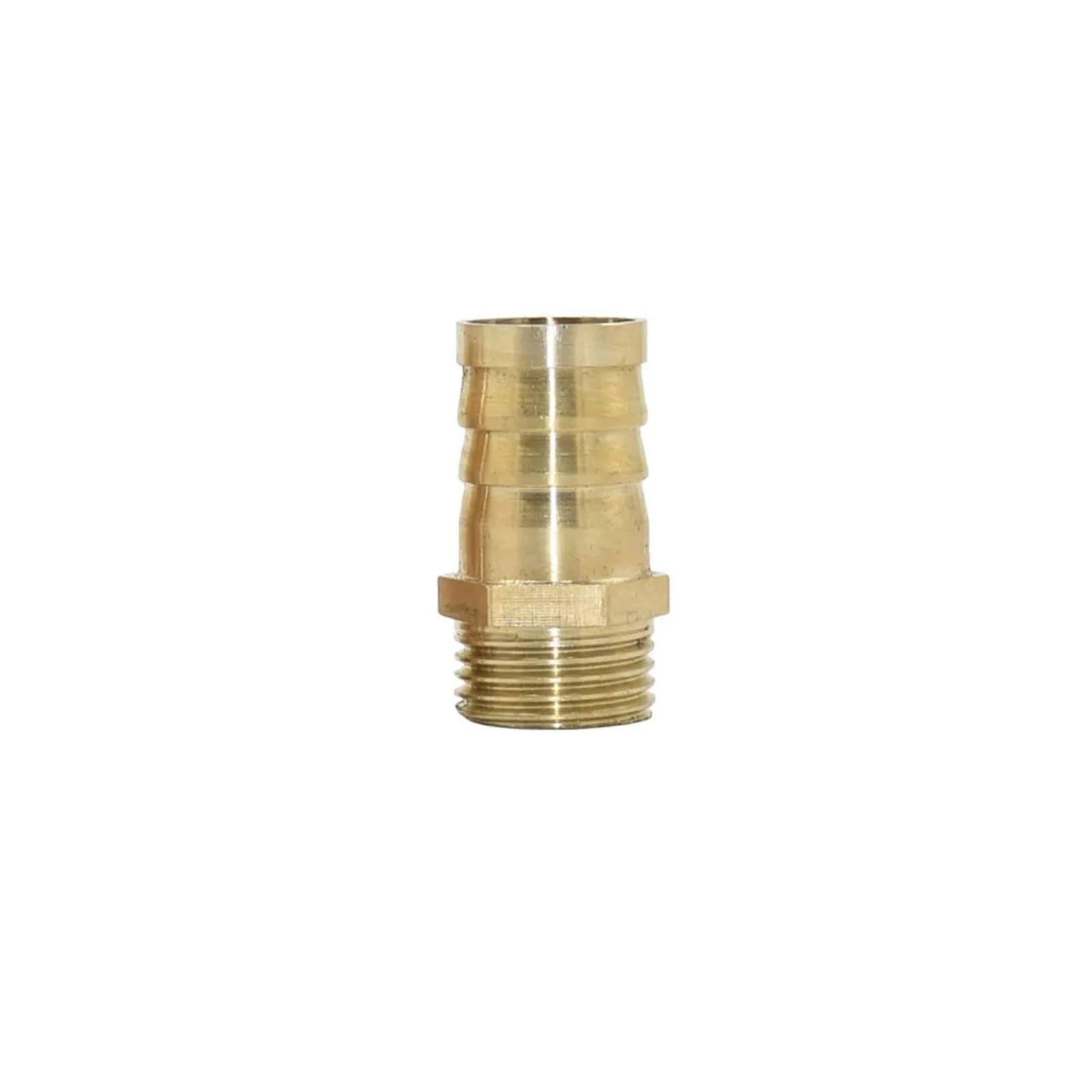 Raccordo in ottone da 14/16/19/25 mm a filettatura maschio da 1,3 cm 1,9 cm, raccordo in rame per irrigazione dell'acqua, olio e tubo dell'aria (C)