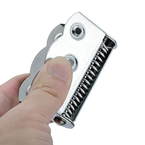 Pscco 2Pcs Adjustable Screen Door Hinge Automatic Door Closing Spring Hinge 70X65X2.3Mm, With 12 Mounting Screws #TOP4