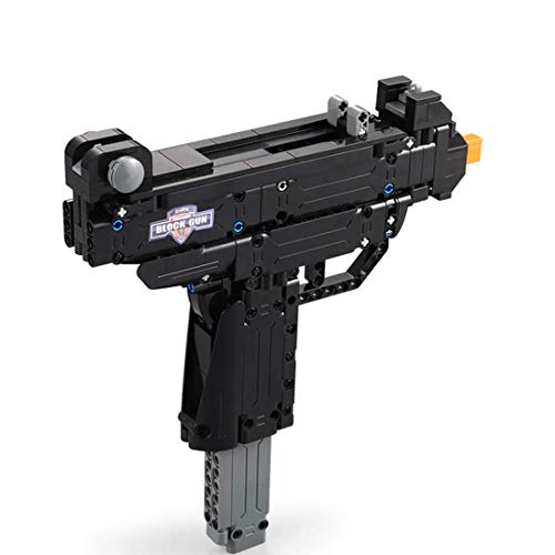 Technik Gewehr Bausteine Kit 563 Klemmbausteine Adler Pistolen mit Kugeln kompatibel mit Lego (Uzi) – Bild 5