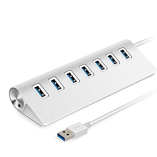 USB 3.0 Hub 4/7 Port-Aluminium USB HUB High Speed ​​5Gbps 3.0 Hub USB Multi-Port-USB-Splitter für PC Computer-Zubehör Laptop