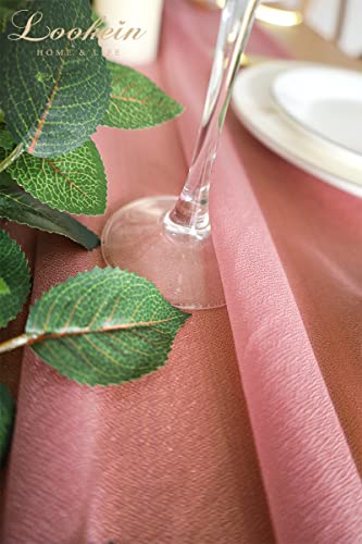 Lookein Mauve Table Runners For Bridal Shower Decorations Baby Shower Decorations 10 Pack For Brunch Party Decorations #TOP4