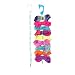 SockDock 2 Pack Sock Laundry Helper & Storage Hangers, Closet Organizer, Easy Clips & Locks Paired Socks Without a Tie, Mesh Bag, Bin, Basket, Drawer, Divider or Container, Home or Travel (Blue)