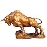 Symbole : le taureau, symbole vénéré de force, de détermination et de richesse dans le Feng Shui, sert de pièce significative pour inspirer la motivation et attirer la bonne fortune dans votre environnement.