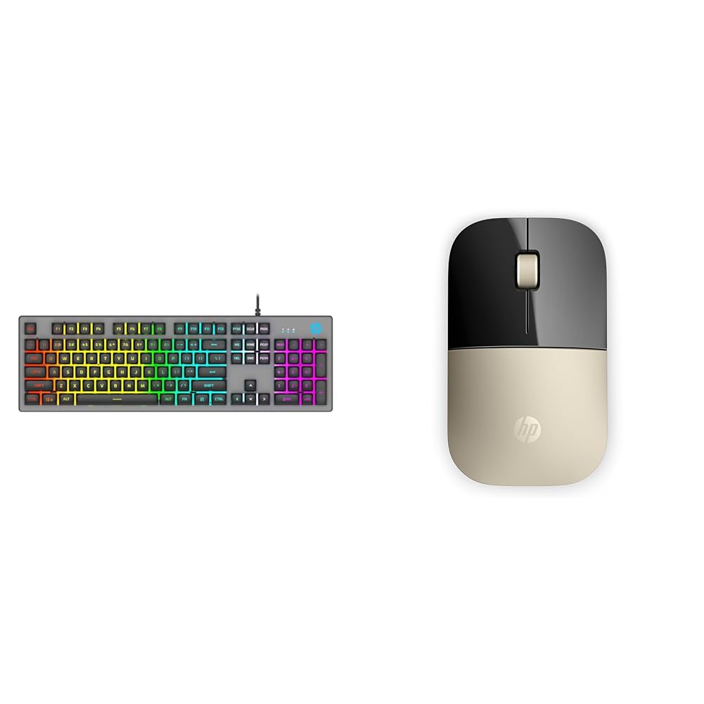 HP K500F Backlit Membrane Wired Gaming Keyboard with Mixed Color Lighting, Metal Panel with Logo Lig (B0BCKP19JZ) Amazon Price History, Amazon Price Tracker