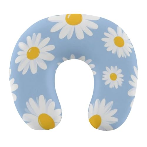 Almohada de espuma viscoelástica para viaje ajustable miniatura 1