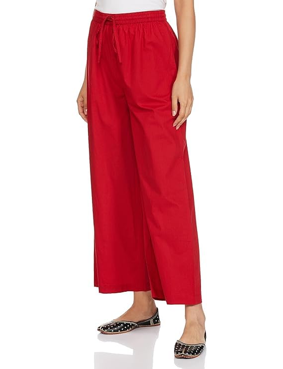Image of Ultra Soft Premium Rayon Cotton Palazzo for Women and Girls, Regular Size, 15 Colours, Available in L, XL, 2XL, 3XL