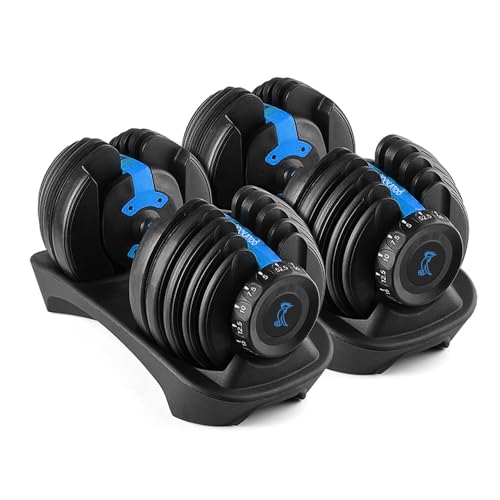 Cockatoo ADB-01 2.5 KG- 24 Kg Adjustable Dumbbell Set, Home Worko...