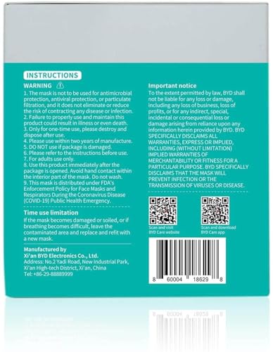 Ebat XY&YD 50Pcs Disp0Sable Nose Filter 3-Layer Breathable Comfortable Cover Used In Hospitals,Schools And Public Health thumb #6