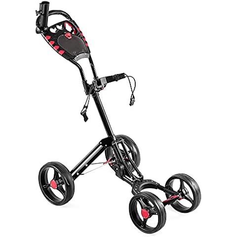 COSTWAY Carrito de Golf Plegable con 4 Ruedas Cover