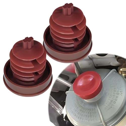 HHZL Power Steering Reservoir Cap for Honda Power Steering Fluid Pump Cap Hydraulic Reservoir Tank Plug Cover Replacement Compatible with Honda Accord Odyssey Crv Civic Rd5/7 Acura 53697-SB3-952(Red)