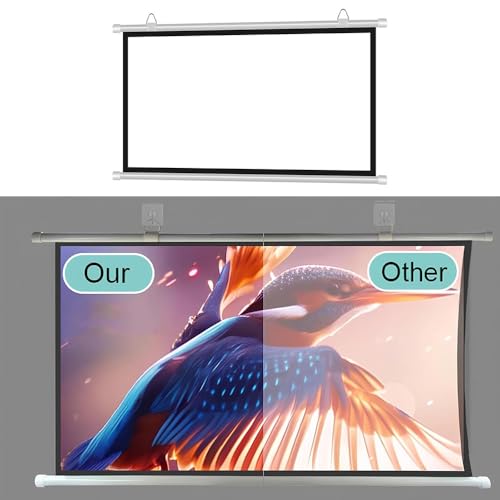 Pantalla Manual Proyector 72" (16:9) Blanca miniatura 4