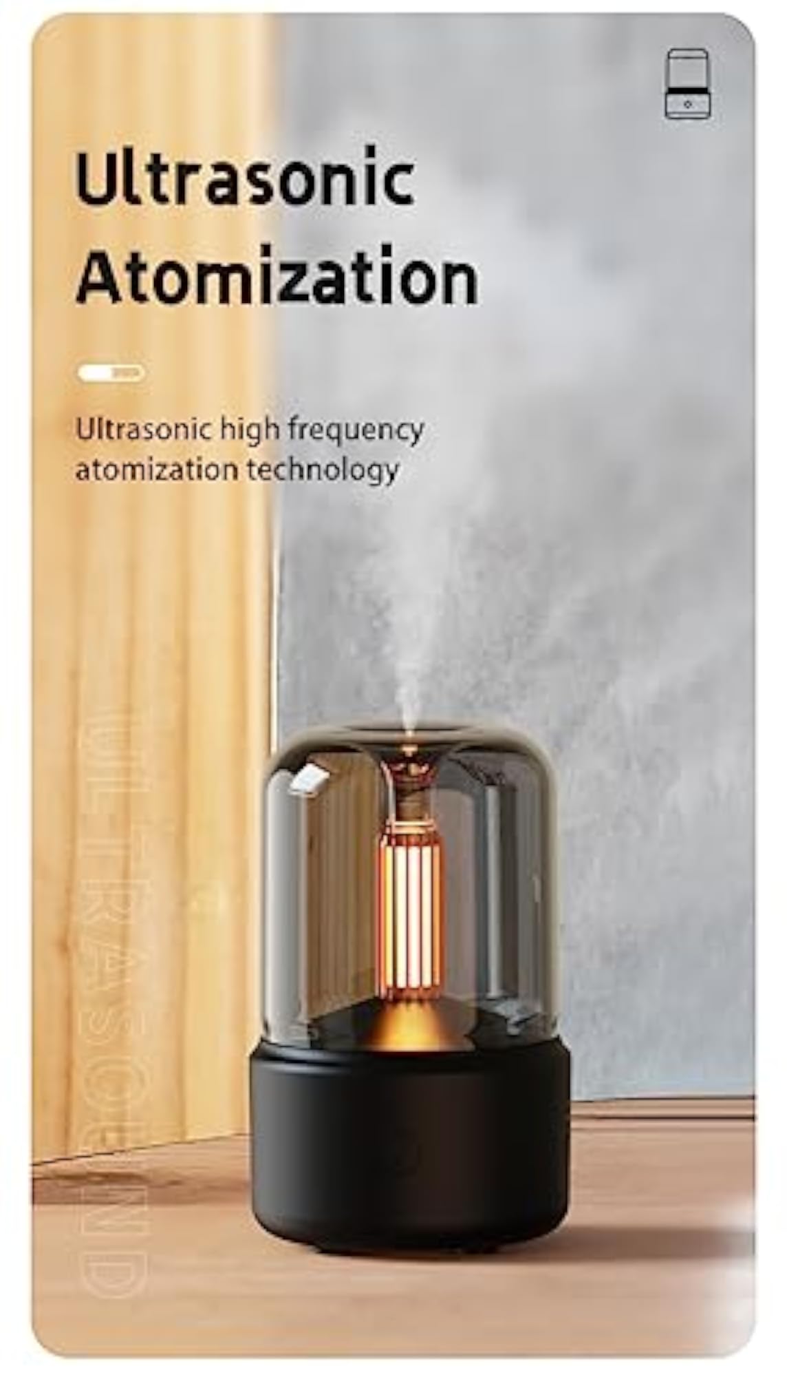2 in 1 Table Lamp and Air Humidifier, Aromatherapy Diffuser