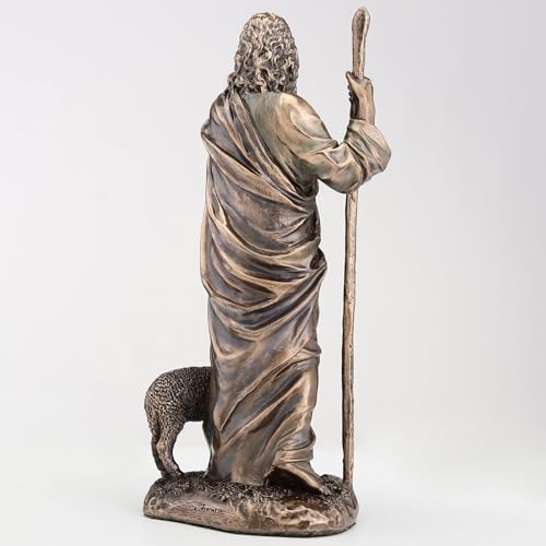 Escultura Religiosa Jesus the Good Shepherd 6.25 in miniatura 6