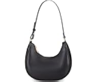 Crescent Shoulder Bags for Women Cute Hobo Tote Handbag Under the Arm Purses Mini Clutch Purse with Zipper Closure