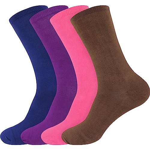 BambooMN - Women's Rayon from Bamboo Fiber Mid-Calf Socks