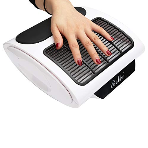 Belle Oval Powerful Nail Dust Collector Nail Vacuum Cleaner Machine with No-spilling Filter