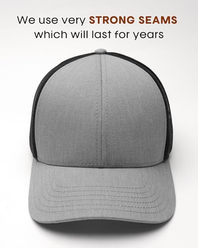 Image of FURTALK Mens Trucker Hat Structured Mesh Baseball Cap Adjustable Classic Mens Hat