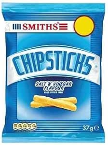 Smiths Chipsticks Salt 'N' Vinegar Flavour Maize & Potato Snack 37g x ...