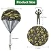 Catcan 10 Pcs Parachute Toy, Camo Parachute Men Tangle Free Throwing Hand Throw Outdoor Flying Paratrooper Toy No Battery nor Assembly Required