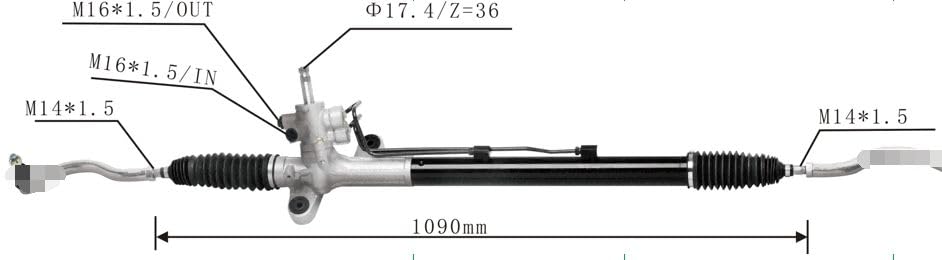 Power Steering Gear Rack for Honda Accord, CL7 RHD 53601-SDA-Q04 53601SDAQ04