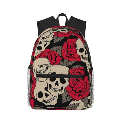 Sac à dos d'école à roses pour l'université et vos voyages